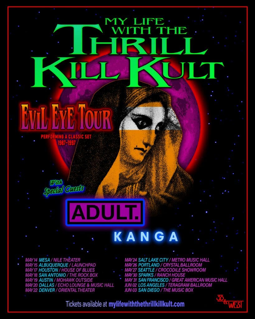 My Life With The Thrill Kill Kult Announces Spring 2023 Evil Eye Tour