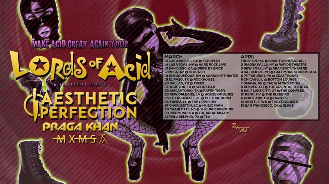 Lords Of Acid launch ‘Make Acid Great Again Tour’ across the US tour