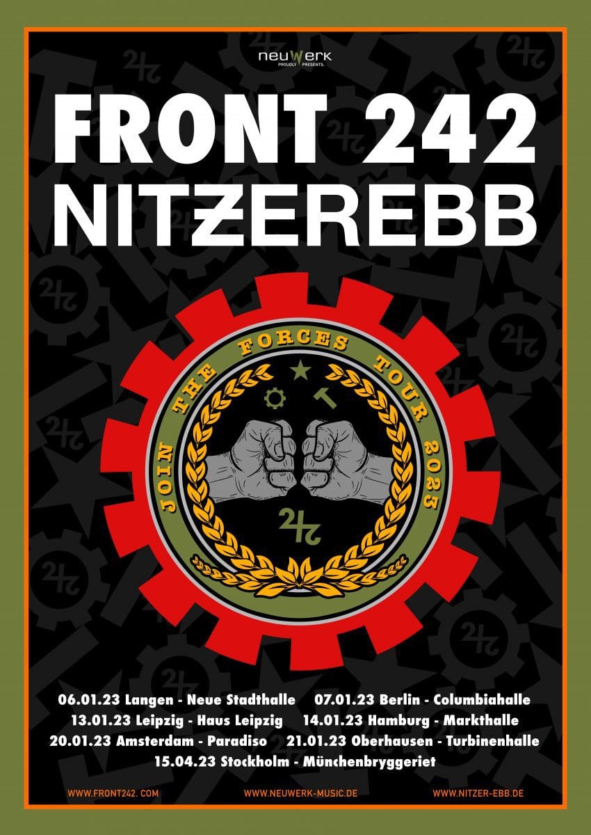 Front 242 and Nitzer Ebb announce ‘Join The Forces Tour 2023’ EBM.gr