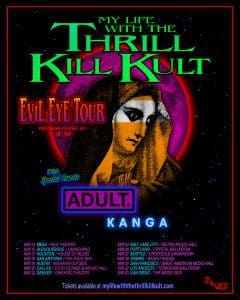 My Life With The Thrill Kill Kult announces spring 2023, 'Evil Eye Tour' with special guests Adult. And Kanga