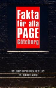 Extremely limited Page live concert DVD+R 'Fakta för Alla Göteborg' gets wider distribution