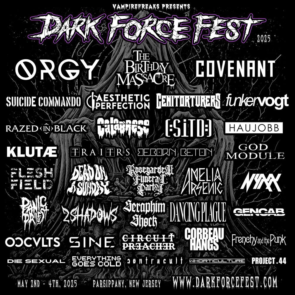 Vampire Freaks announces Dark Force Fest lineup